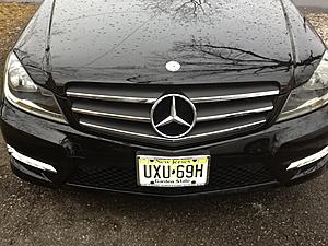 Pix of my new 2012 C300 sport-painted-grille2.jpg