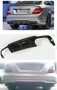 C63 Rear diffuser on C180 Coupe.-3.jpg