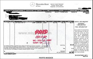 Recall on C300 taillights, true?-receipt-1.jpg