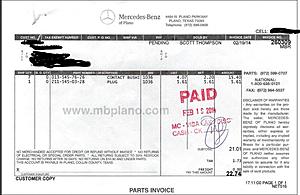 Recall on C300 taillights, true?-receipt-2.jpg