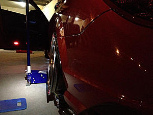 FS-W204 Carbon Rear Fender Arches...-carbon-fiber-fender-arches-rear-view.jpg