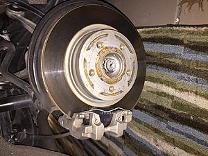 R1 Concpet Dimpled and Slotted Rotors installed and Caliper painted.-back-rotor-before.jpg