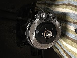 R1 Concpet Dimpled and Slotted Rotors installed and Caliper painted.-back-rotor-after.jpg