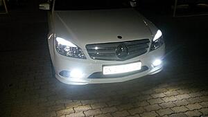 MB C350 CDi Modification Started (LED DRL's 1st)-wntbicw.jpg