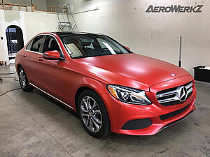 W205 vinyl wrapped in Satin Smoldering Red-epdpb4a.jpg