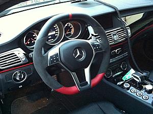 DCTMS custom steering wheel for CLS63 AMG-installed_03.jpg