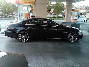 put new shoes on the CLS Yesterday-cls55vossensideviewgasstation.jpg