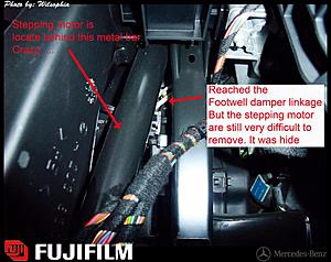 Famous AC clicking noise, AC footwell damper linkage replacement DIY details steps-092-copy.jpg