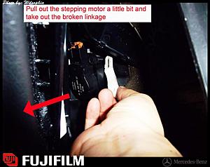 Famous AC clicking noise, AC footwell damper linkage replacement DIY details steps-101-copy.jpg