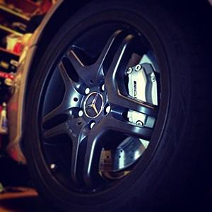 Plasti Dipped Wheels/Grill/Emblems on my C55-photo-1.jpg