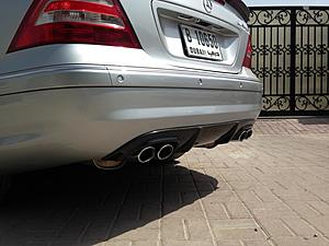 c55 amg carbon fiber rear diffuser and trunk spoiler installated-img_4248.jpg