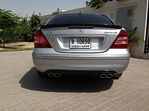 c55 amg carbon fiber rear diffuser and trunk spoiler installated-img_4251.jpg