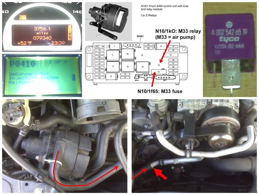 *DIY: Cheap (but not easy) Secondary Air Injection Pump ... ml320 air conditioner fuse diagram 