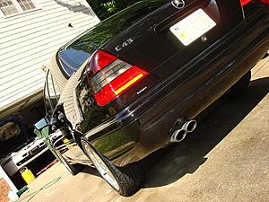 My New Baby (C43) is Home!!-exhaust-1-.jpg