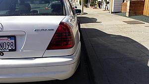 Installed S - Class Style Smoked Tail Lights On My W202 C43, Tell What You Guys Think-20140126_121811.jpg