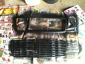 started tear down for paint-grille-painted.jpg
