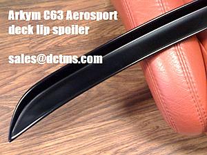 Arkym AMG C63 Front Lip, Rear Diffuser and Trunk Spoiler-deck-lip-close-up_05.jpg