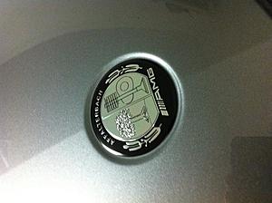 Installed My New 56mm AMG Hood Badge and...-badge1.jpg