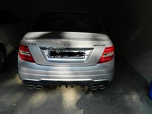 Picked Up 2012 C63 AMG South Africa!-c63-rear.jpg