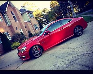 FS:2012 C63 coupe MARS RED/RED NY FOR SALE-photo.jpg