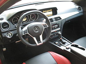 FS:2012 C63 coupe MARS RED/RED NY FOR SALE-seat4.jpeg
