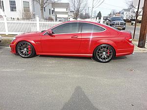'12 C63 Mars RED Coupe H&amp;R and TSW-20130207_124423.jpg