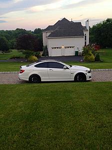 C63 Coupe - BS Oil Coolers, MBH headers, Etc-c63sidegrass.jpg