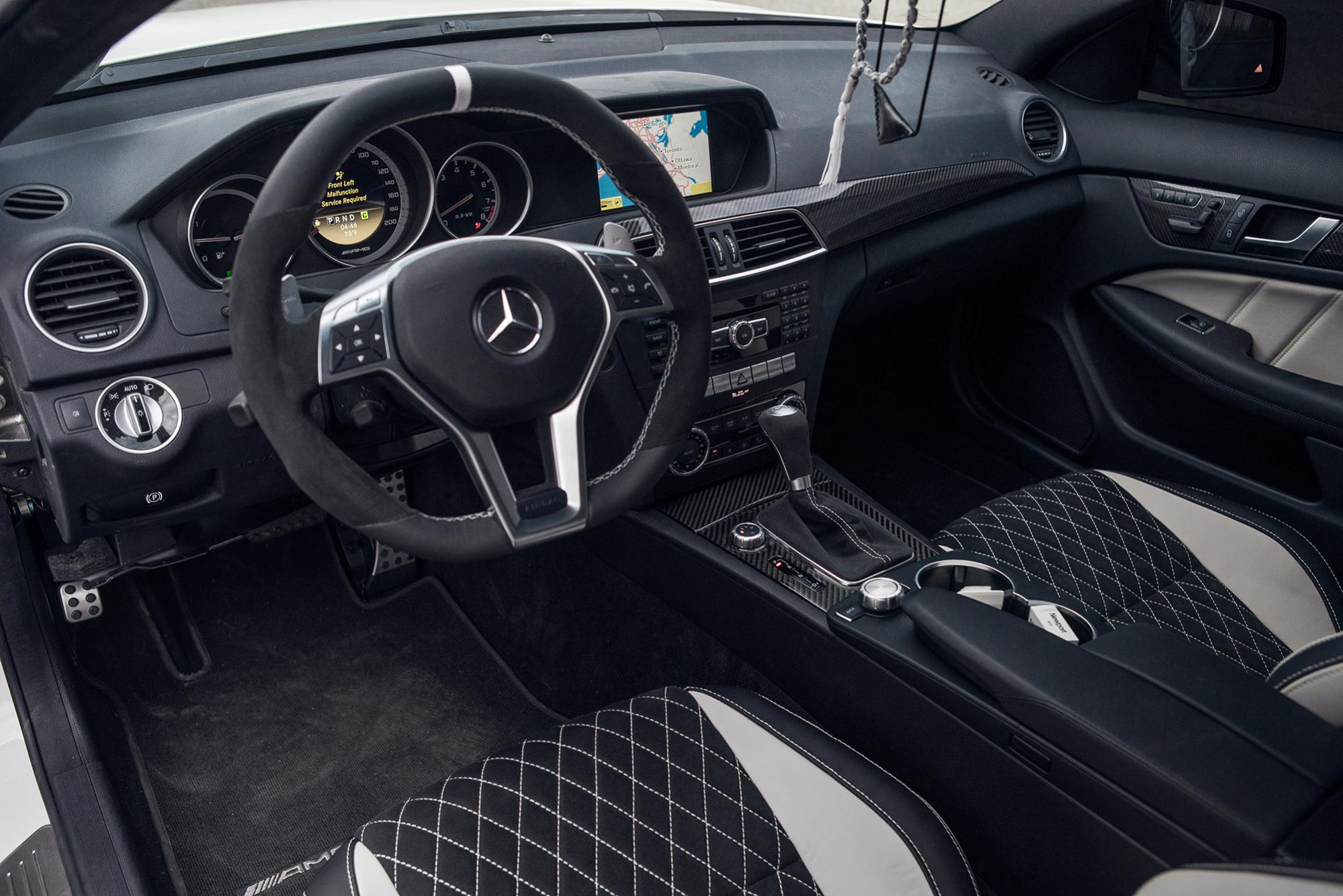 Alcantara Warp Car Steering Wheel Cover For Mercedes Benz GLK GLE