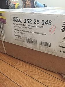 SELLING BNIB KW Variant 3 Coilovers for C63 Coupe ONLY-img_7747.jpg