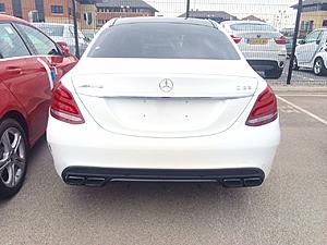 C63 arrived at dealer!-amg-rear.jpg