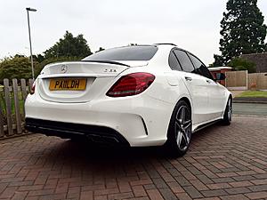 C63 - White with wrapped spoiler/handles-c63-rear.jpg