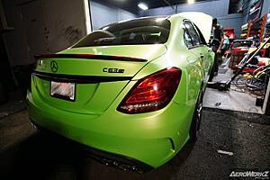 C63S AMG vinyl wrapped in Pearl Green-srreqh8.jpg