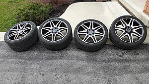 FS:OEM 18 AMG black twin 7 spoke wheels-20160401_115239.jpg