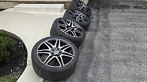 FS:OEM 18 AMG black twin 7 spoke wheels-20160401_115218.jpg
