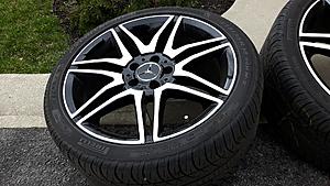 FS:OEM 18 AMG black twin 7 spoke wheels-20160401_115247.jpg