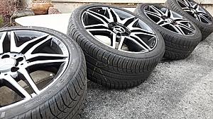 FS:OEM 18 AMG black twin 7 spoke wheels-20160401_115355.jpg