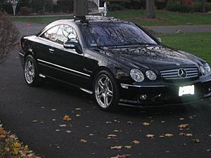 Installed Euroteck Carbon Fiber front lip on Black CL55-img_3936.jpg