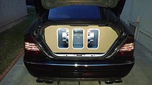 CL55 SYSTEM INSTALL, CUSTOM BOX 2 12&quot; RE AUDIO SXXV2'S DOUBLE DIN NAV... LOTS OF PICS-20150520_200921.jpg