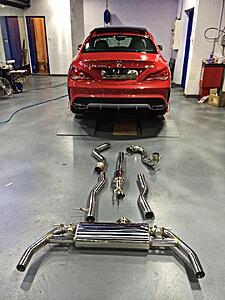Benz CLA45 AMG decatted down pipes full valvetronic exhaust installed - Sound video-6sjissz.jpg