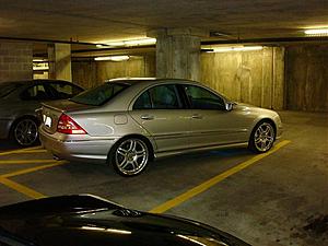 Selling My C55, All options, 19's, CLK-grill, 3M-clearbra-side.jpg