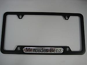 FS: Mercedes Benz License Plate Frames - Black-l1a.jpg