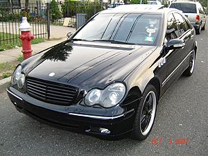 w203 C class SMOKED TAIL AND BLACK GRILL-dsc01694.jpg