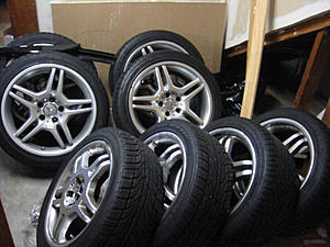 () () () 2 sets of Twin spoke AMG wheels () () ()-twin-set1.jpg