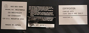 Mint Condition MB CD Changer From C36 AMG, for W202 and others-pict4232-copy.jpg