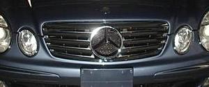 Euro grill for a mercedes benz E320 (W211) 2003+ (chrome star grill)-benzgrill1.jpg