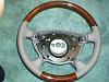 W211 wood leather steering wheel Brand new-w211greysteering.jpg