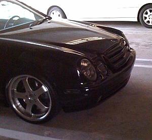 One of a kind clk custom brabus rocket style grille for sale-new-bumper.jpg