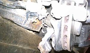 Lower Control Arm Fails-BOOM-Rust.  Need tips on repair.-2011-03-09-clk-rust-lower-cntl-arm-broken.jpg