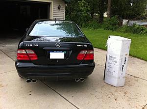 CLK55 AMG W208 Quad Exhaust System with Diffuser-clk55a.jpg