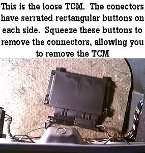 Instructional:  Cleaning the TCM - Transmission Control Module-1-tcm-2-loose.jpg